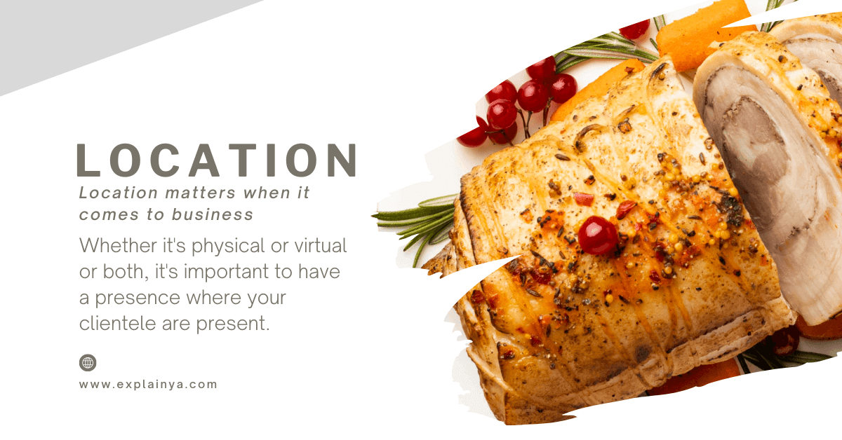 Location of cloud kitchen business matters